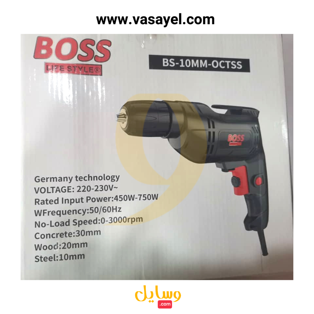 دریل 10 میلیمتر باس مدل BS_10MM_OCTSS - Image 3